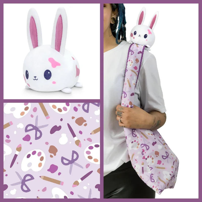 Fluffy and warm toy companionsPlushiverse Arts & Crafts Bunny Plushie Tote Bag
