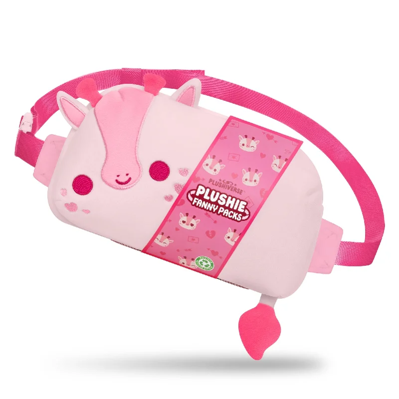Playful and cheerful stuffed creaturesPlushiverse Blushing Giraffe Plushie Fanny Pack Playful and cheerful stuffed creaturesPlushiverse Blushing Giraffe Plushie Fanny Pack