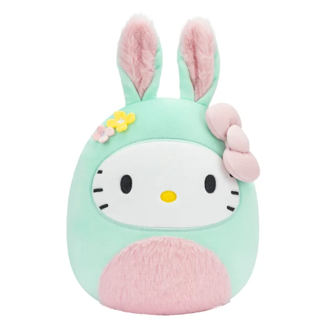 Playful and cheerful stuffed creaturesSpring Squishmallow Sanrio Hello Kitty in Easter Bunny Suit 8" Stuffed Plush by Kelly Toy Playful and cheerful stuffed creaturesSpring Squishmallow Sanrio Hello Kitty in Easter Bunny Suit 8" Stuffed Plush by Kelly Toy