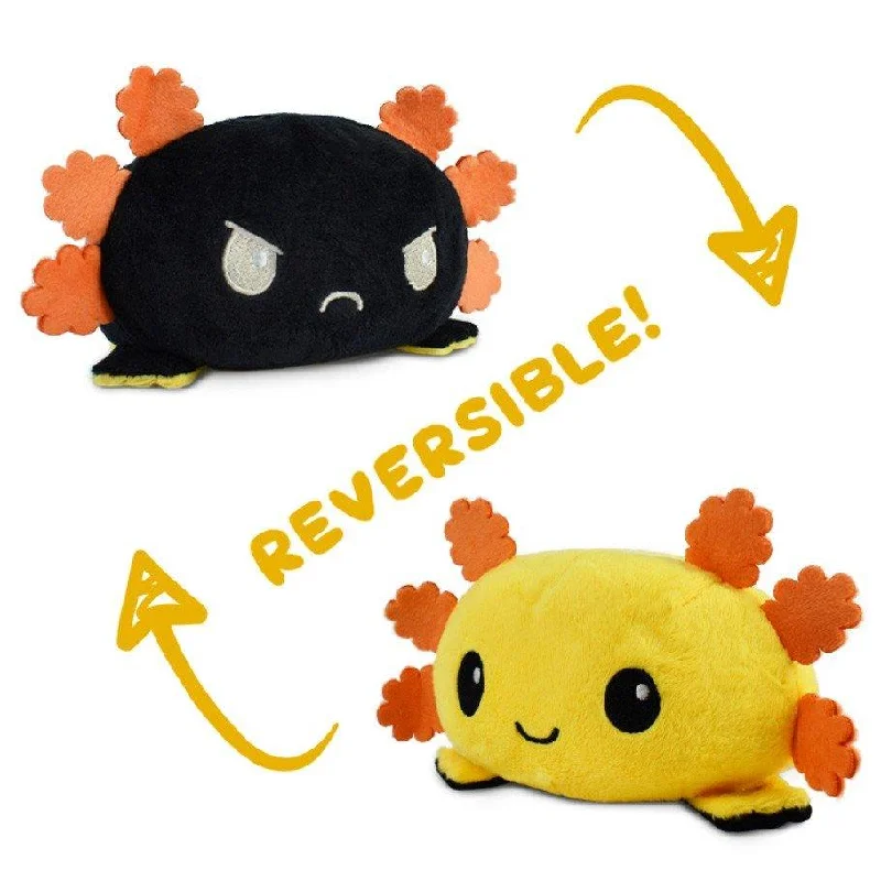 Enchanting and magical plush dollsTeeTurtle Reversible Black and Yellow AxolotlPlushie Enchanting and magical plush dollsTeeTurtle Reversible Black and Yellow AxolotlPlushie