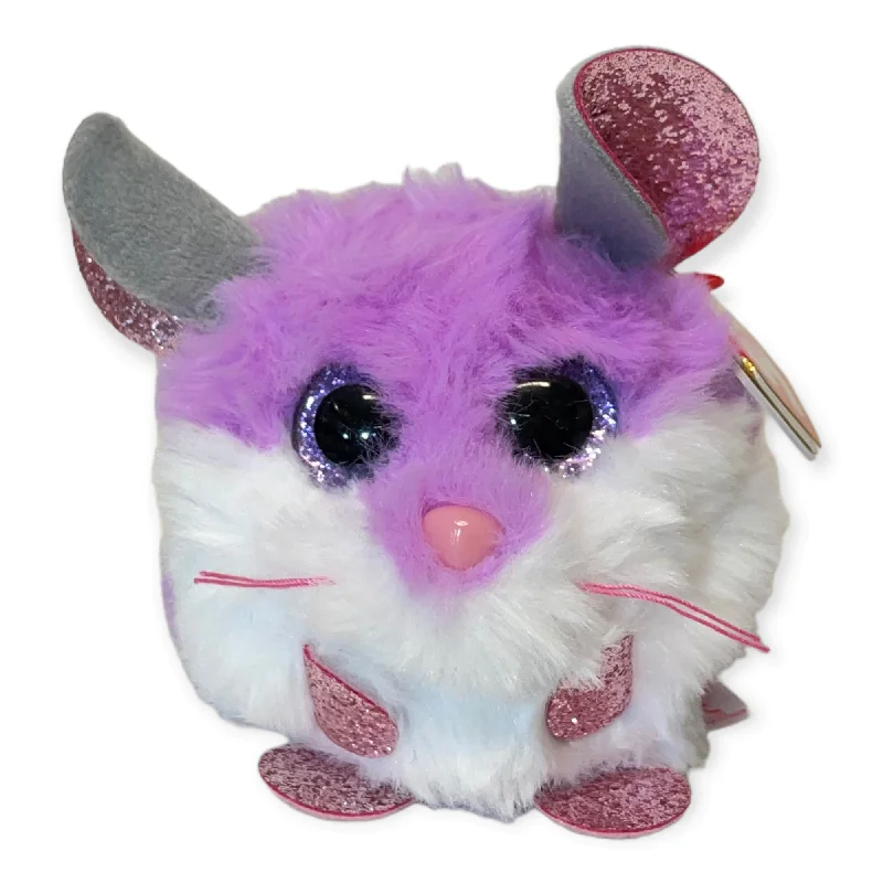 Friendly and approachable plush friendsTy Beanie Boo's ball Colby Purple Mouse