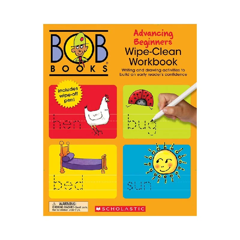 Fun-filled children's books Fun-filled children's books Bob Books - Wipe-Clean Workbook: Advancing Beginners Fun-filled children's books Fun-filled children's books Bob Books - Wipe-Clean Workbook: Advancing Beginners