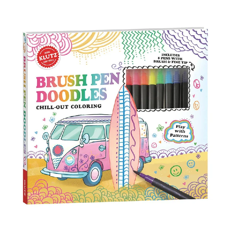 Thought-provoking children's literature Thought-provoking children's literature Klutz Brush Pen Doodles Chill-out coloring Book Thought-provoking children's literature Thought-provoking children's literature Klutz Brush Pen Doodles Chill-out coloring Book