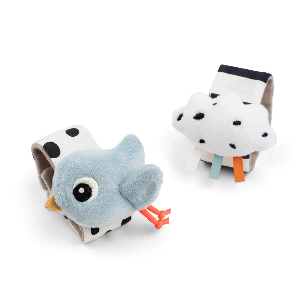 Fun-filled children's books Fun-filled children's books Done by Deer, Wrist Rattles, Happy Clouds Blue