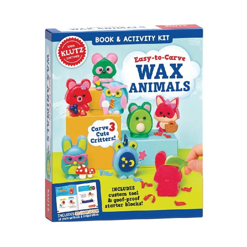 Fun-filled children's books Fun-filled children's books Klutz Easy-to-Carve Wax Animals Book