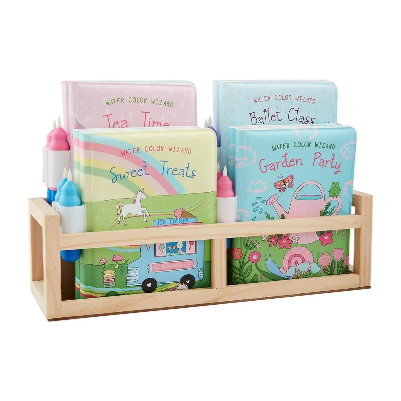 Fun-filled children's books Fun-filled children's books Girl Water Coloring Books - 4 Styles BY MUD PIE