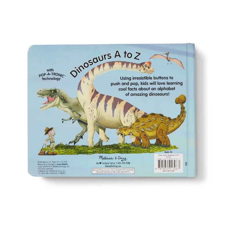 Captivating stories for kids Captivating stories for kids Melissa & Doug Children's Book - Poke-A-Dot: Dinosaurs A to Z (Board Book with Buttons to Pop) - FSC Certified