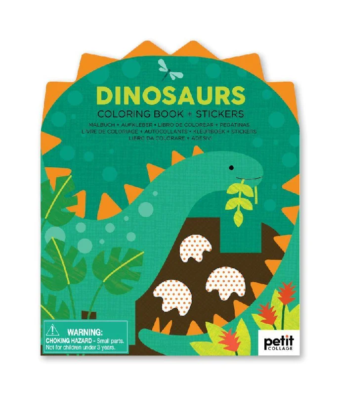 Captivating stories for kids Captivating stories for kids Colouring Book With Stickers - Dinosaurs