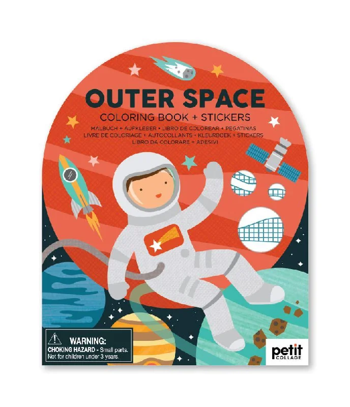 Entertaining tales for children Entertaining tales for children Colouring Book With Stickers - Outer Space