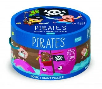 Action-packed adventure books for kidsAction-packed adventure books for kidsSassi Book and Giant Puzzle - PIRATES