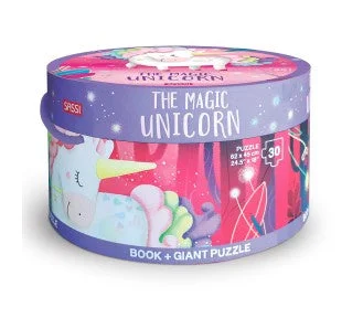 Fun-filled children's books Fun-filled children's books Sassi Book and Giant Puzzle - THE MAGIC UNICORN