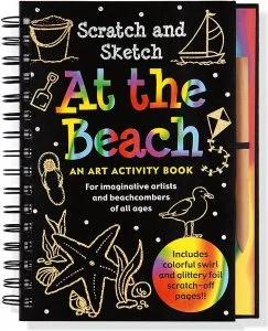 Enchanting children's books Enchanting children's books SCRATCH & SKETCH AT THE BEACH TRACE- ALONG