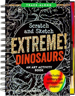 Instructive children's talesInstructive children's talesSCRATCH & SKETCH EXTREME DINOSAURS  (TRACE ALONG)