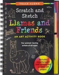 Enchanting children's books Enchanting children's books SCRATCH & SKETCH LLAMAS & FRIENDS TRACE ALONG