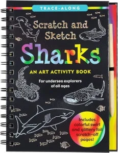 Fun-filled children's books Fun-filled children's books SCRATCH & SKETCH SHARKS TRACE ALONG