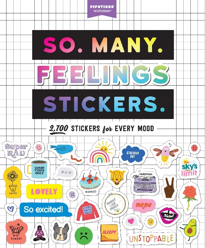 Enchanting children's books Enchanting children's books So. Many. Feelings Stickers.