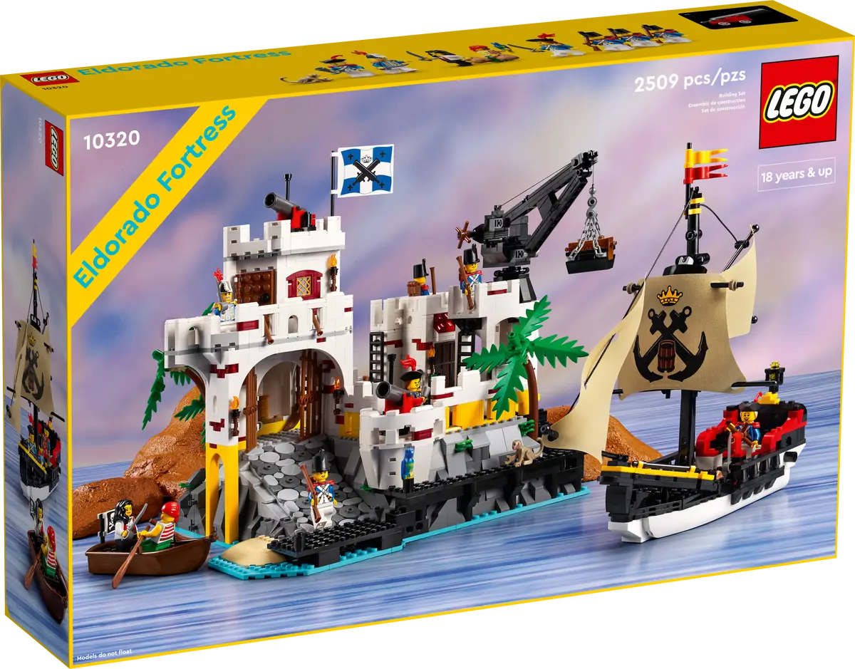Seamlessly fitting LEGO connections10320 LEGO ICONS Eldorado Fortress