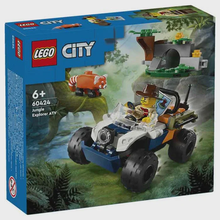 Reflecting popular cultures LEGO themesLego City - Jungle Explorer ATV Red Panda Mission 60424