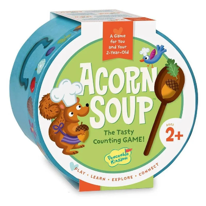 eco-friendly and safe wooden toys                   Acorn Soup counting game