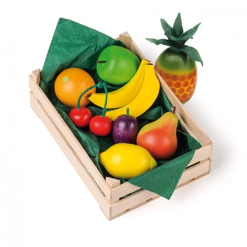skillfully made wooden toys               Assorted Wooden Fruit in Crate