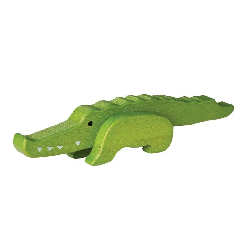 handcrafted wooden toys                  Bamboo Alligator