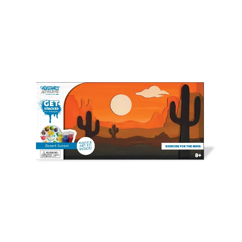beautiful and detailed wooden toys that inspire creativity BeginAgain Get Stacked Paint & Puzzle - Desert Sunset beautiful and detailed wooden toys that inspire creativity BeginAgain Get Stacked Paint & Puzzle - Desert Sunset