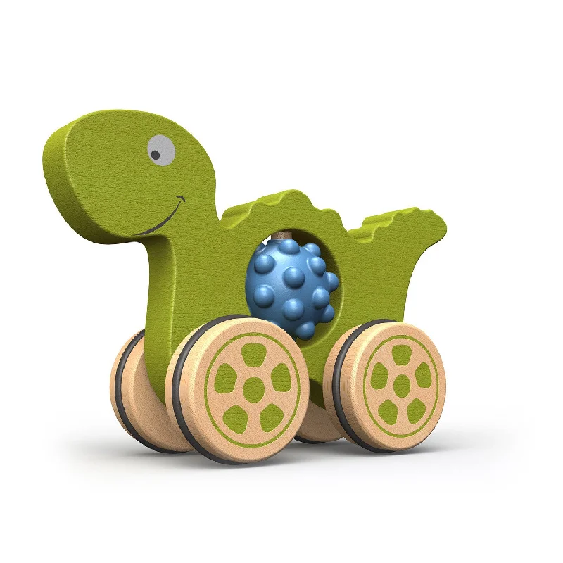 naturally finished and non-toxic wooden toys                   BeginAgain Number Rumbler Dinosaur