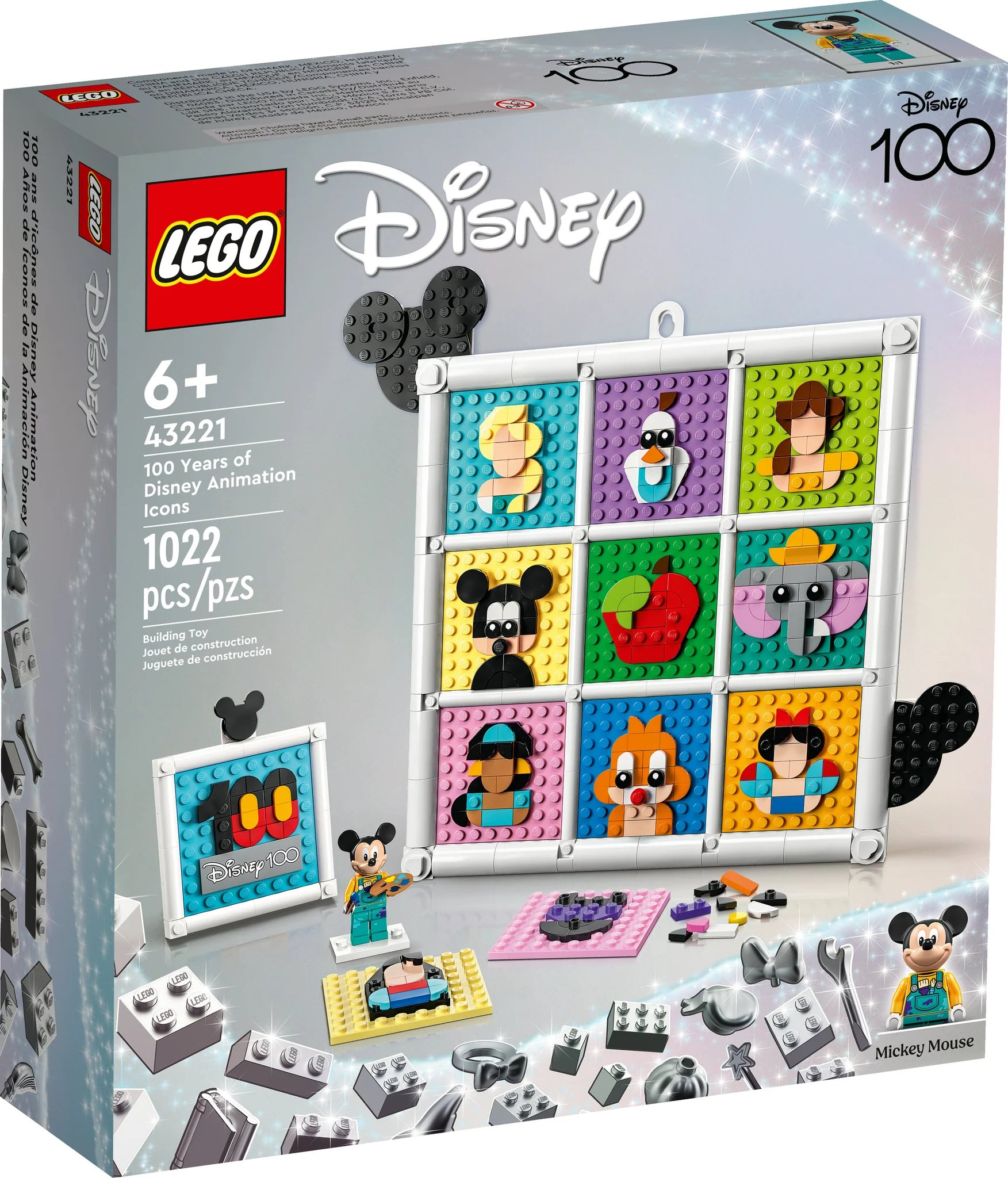 Timeless and classic LEGO toysBrickhouse 43221 100 Years of Disney Animation Icons