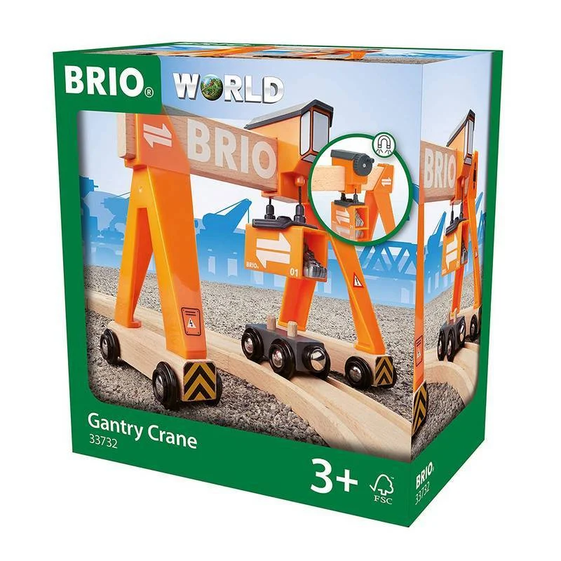 imaginative wooden toys                  BRIO Gantry Crane 33732