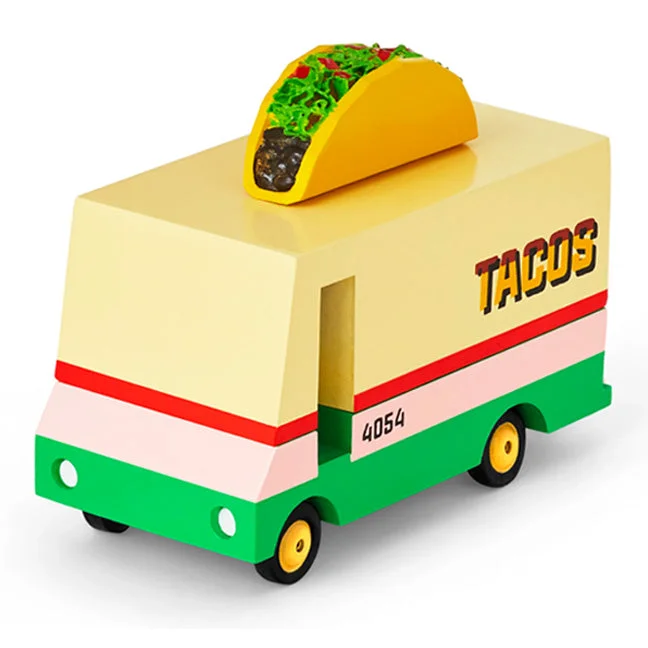 play-value packed wooden toys                   Candylab Candyvan Taco Truck