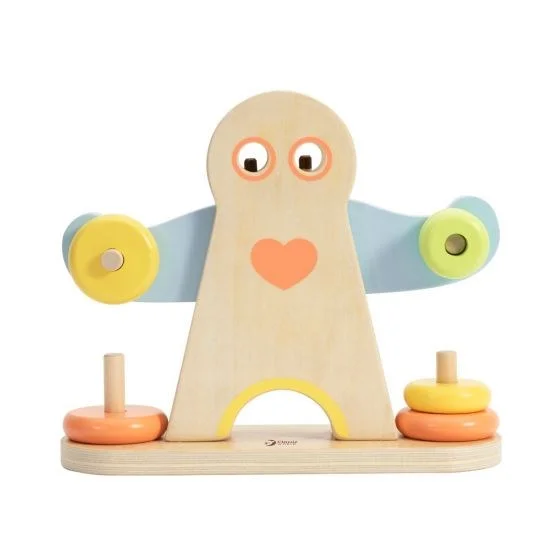 child-safe wooden toys                 Classic World Hercules Weightlifting