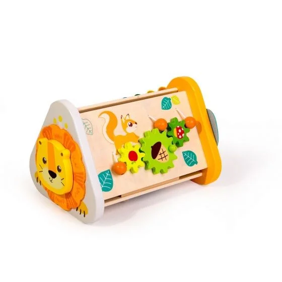 handcrafted wooden toys                  Classic World Jungle Activity Box