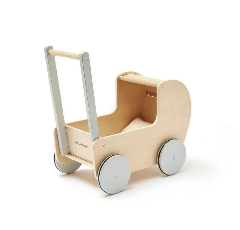eco-conscious wooden toys that promote sustainability                   Kids Concept Dolls Pram - Natural