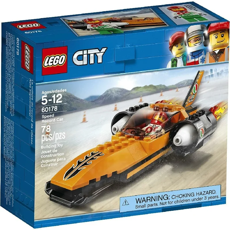 Adorable and charming LEGO charactersLEGO City Speed Record Car 60178 Building Kit (78 Piece)