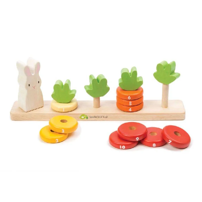 timeless wooden toys                   Counting Carrots Stacker