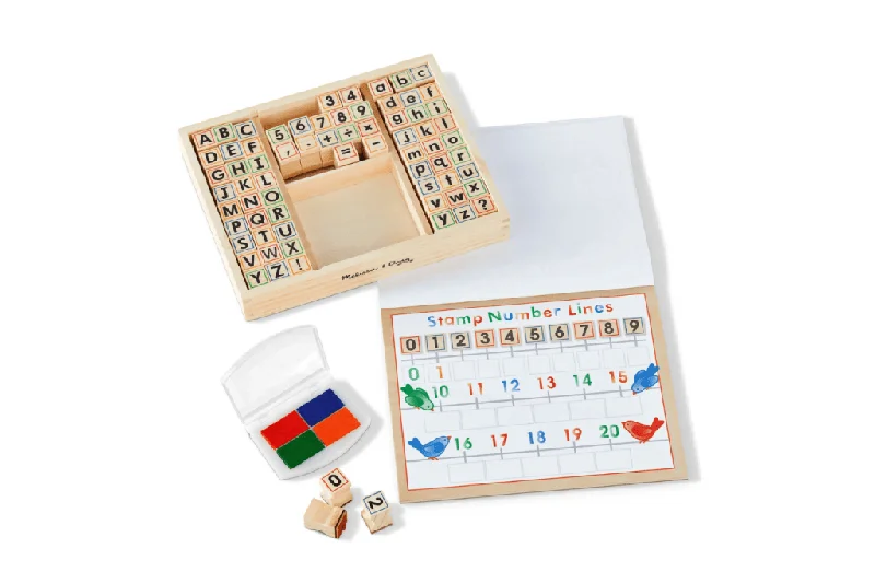 robust and durable wooden toys that withstand the test of time                   Melissa & Doug Deluxe Wooden Stamp Set with Activity Pad