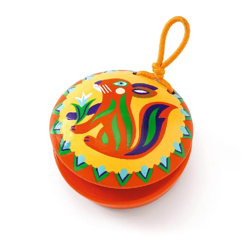 safe and durable wooden toys                   Animambo Wooden Castanet