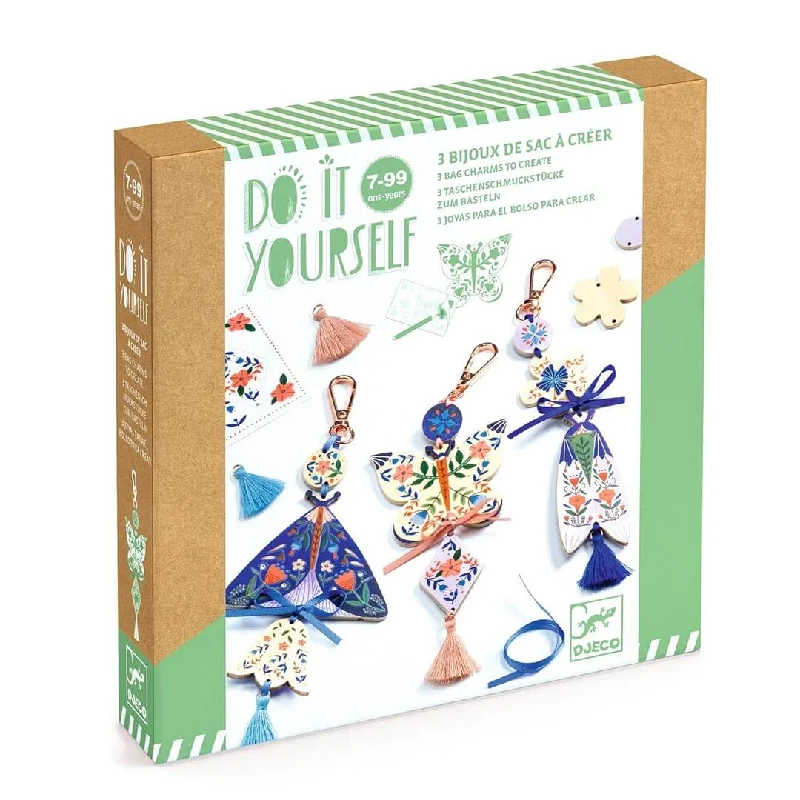 age-appropriate wooden toys                   Butterflies DIY Keychain Craft Kit