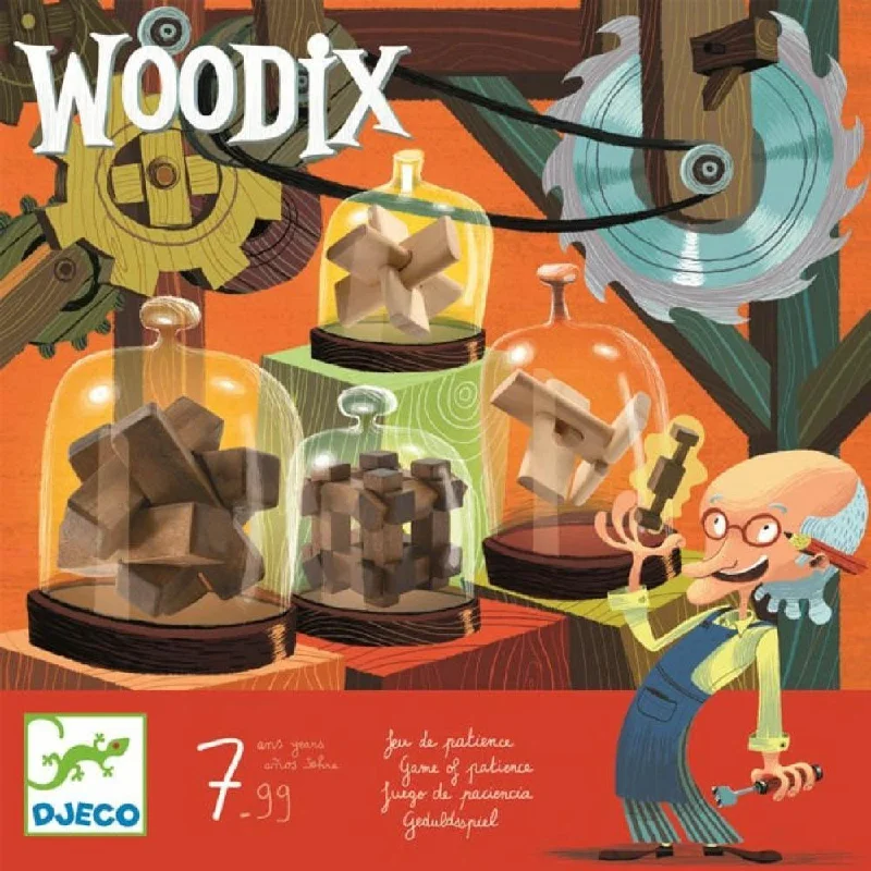timeless classic wooden toys                   Djeco woodix wooden puzzles set