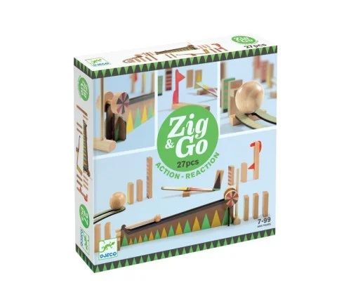 eco-friendly and sustainable wooden toys that promote environmental awareness Djeco Zig & Go - 27 pcs eco-friendly and sustainable wooden toys that promote environmental awareness Djeco Zig & Go - 27 pcs