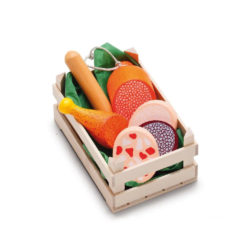 skillfully crafted wooden toys                   Erzi Assorted Sausages, Small