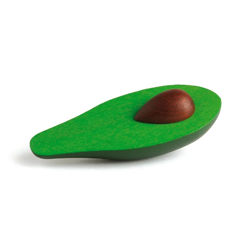 tactile wooden toys                   Erzi avocado half