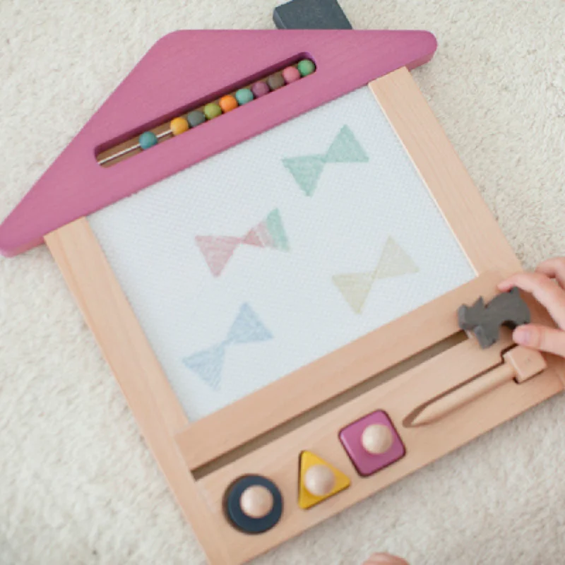 classic wooden toys for kids                gg* Oekaki House | Cat