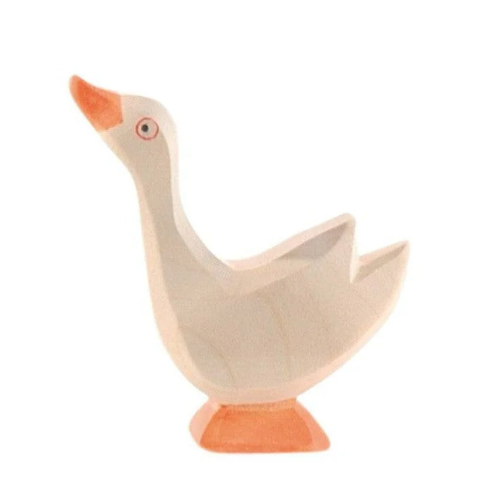 enchanting and whimsical wooden toys for children                   Ostheimer Goose, Head High