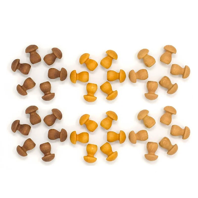 engaging wooden toys                   Grapat mandala mushrooms 36 pcs