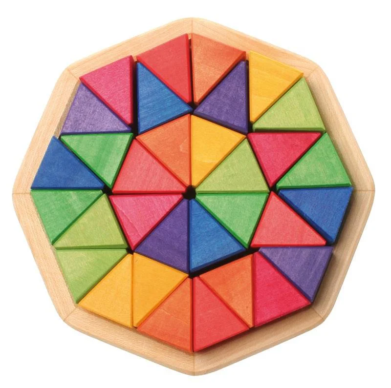 play-value packed wooden toys                   Wooden Octagon Puzzle Blocks