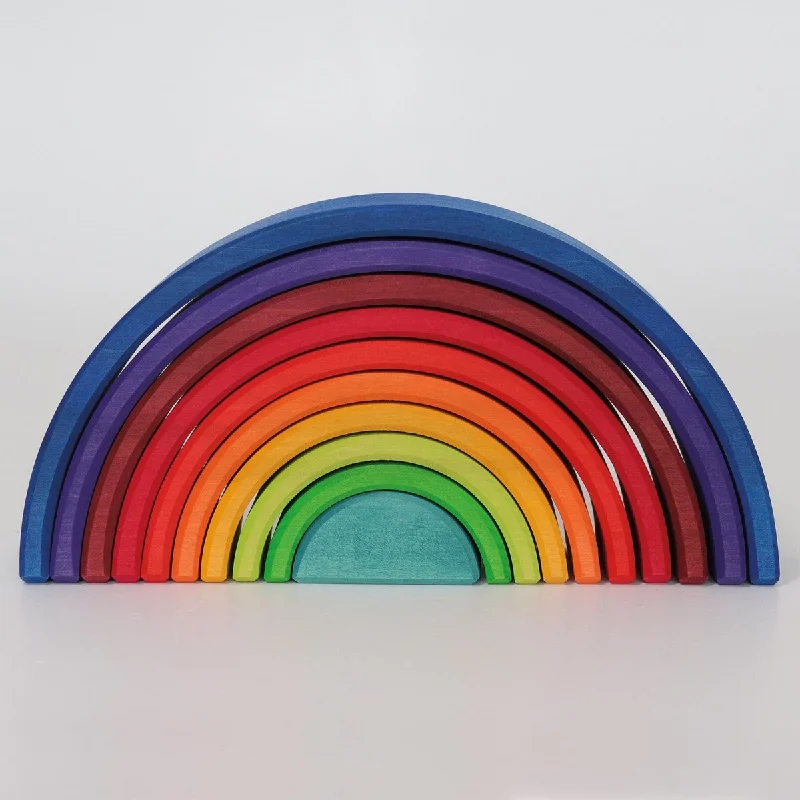 enchanting and magical wooden toys that spark the imagination                   Grimm's sunset rainbow (world of numbers)