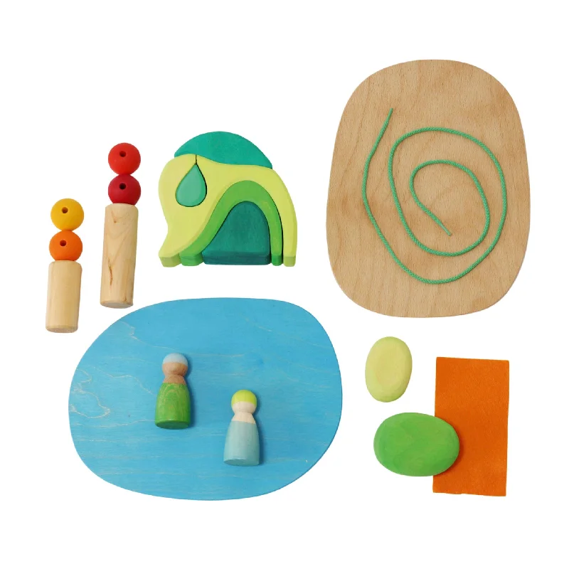 eco-friendly wooden toys made from sustainable materials In the Woods - Wooden Small World Play Set eco-friendly wooden toys made from sustainable materials In the Woods - Wooden Small World Play Set