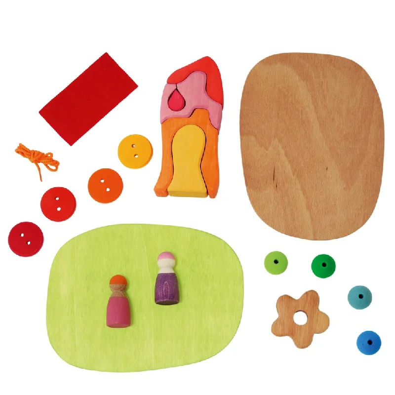 eco-friendly and sustainable wooden toys that promote environmental awareness Down by the Meadow - Wooden Small World Play Set eco-friendly and sustainable wooden toys that promote environmental awareness Down by the Meadow - Wooden Small World Play Set