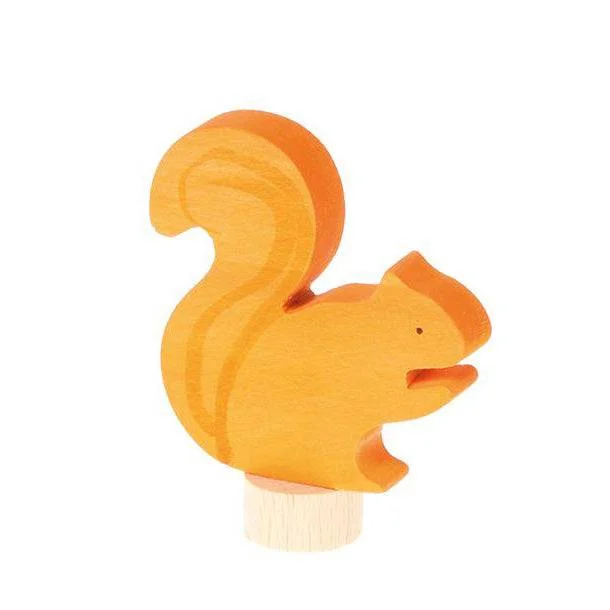 sturdy and safe wooden toys                 Birthday Ring Decoration - Squirrel